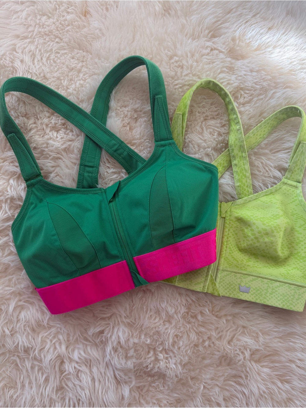 SheFit Limited Edition Colors High-Support Sports Bras - Pack of 2 (1 Luxe)